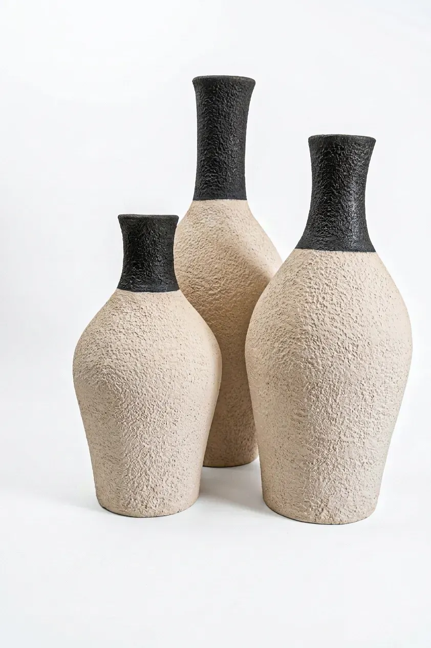Collection Atlas Élégance – Set de 3 Vases